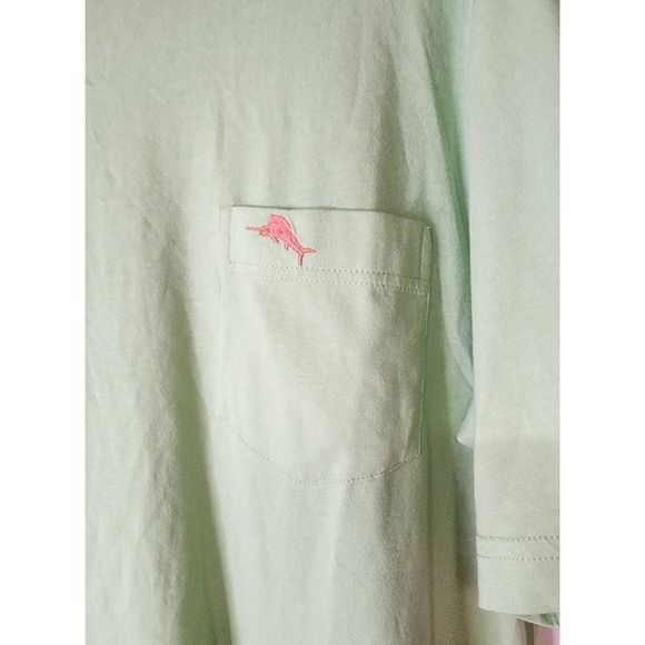Nwt Tommy Bahama Green crew neck t-shirt tee New - Picture 2 of 4